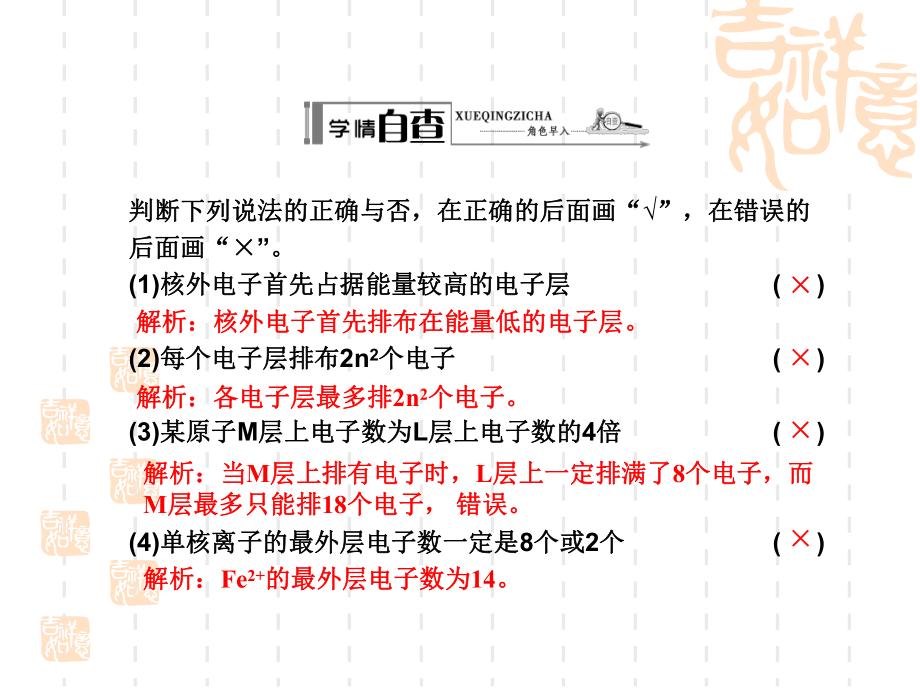 高考化學(xué)人教一輪復(fù)習(xí)配套學(xué)案部分原子結(jié)構(gòu)及核外電子排布_第4頁